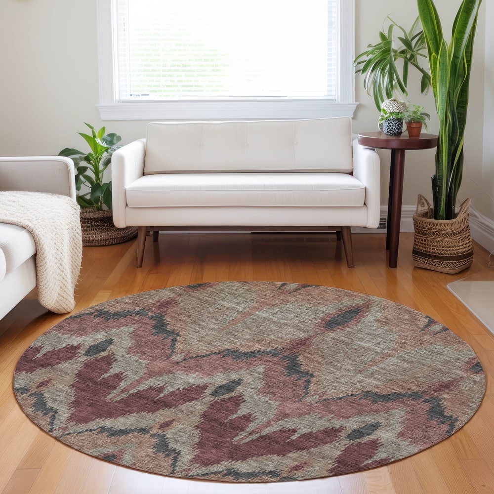 Premium Washable Super Soft Modern Ikat Mayfield Rug