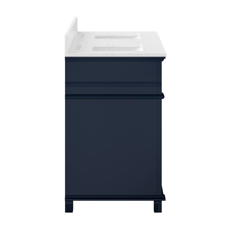 36 Inch Bathroom Vanity with Sink, Soft-Close Sliding Drawers & Cabinet, Bathroom Vanity Cabinet Set in White