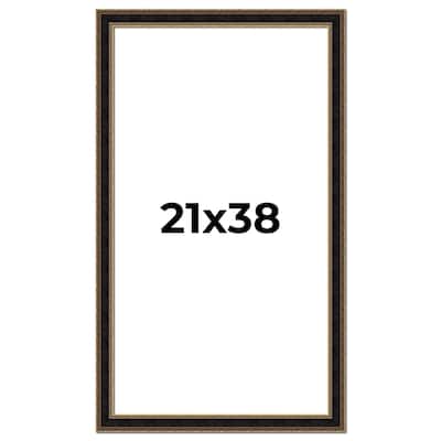 21x38 Frame Gold Antique Vintage Sold Wood Picture Frame | 1.75 Inch