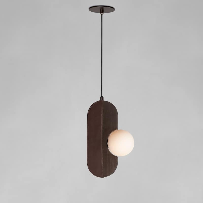 Studio M SM24602 Stitched 9" Wide LED Mini Pendant by Nina Magon