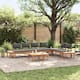 Option Brown and cream 2x bench + 2x chair + Table