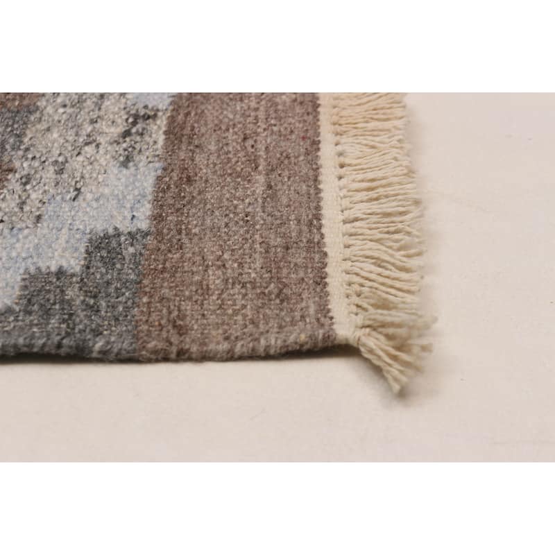 Ankara FW Grey Kilim 5'2" x 8'1" - 5'2 x 8'1