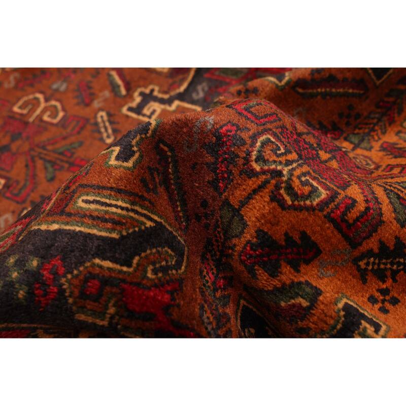 ECARPETGALLERY Hand-knotted Teimani Brown Wool Rug - 3'7 x 6'7