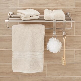 24 Inch Satin Nickel Towel Rack - Bed Bath & Beyond - 37009799