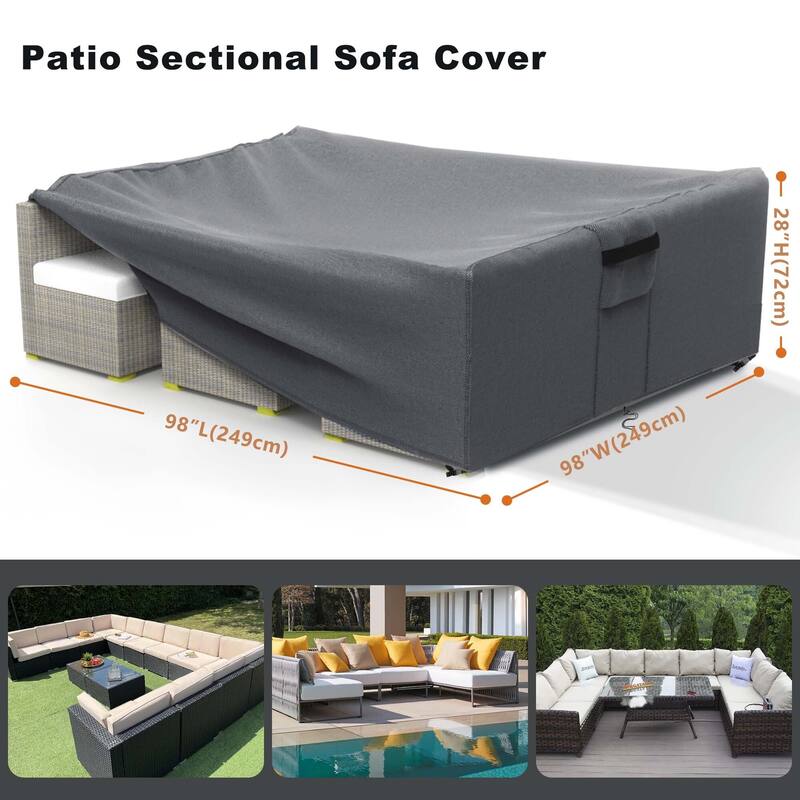 Heavy Duty Outdoor Furniture Cover Patio Waterproof Patio Set Cover