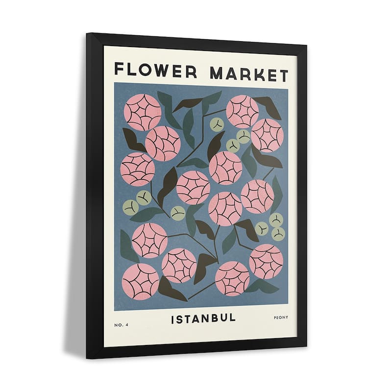 Flower Market IV Premium Framed Poster by Renea L. Thull