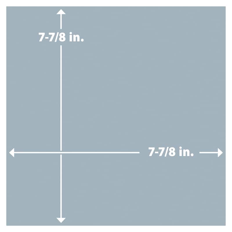Merola Tile Monocolor Humo 7-7/8" x 7-7/8" Ceramic Floor and Wall Tile