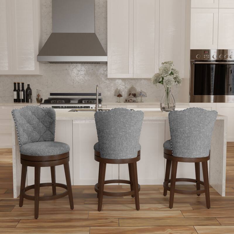 Hillsdale Edenwood Wood Swivel Stool