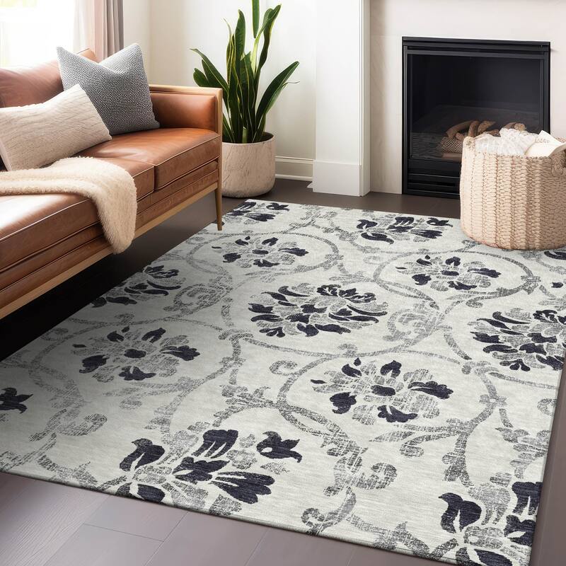 Premium Washable Super Soft Persian Floral Mayfield Rug