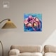 preview thumbnail 10 of 15, Pool Floatie Octopus Canvas Trendy Animal Art by Art Remedy, Gallery Wrapped