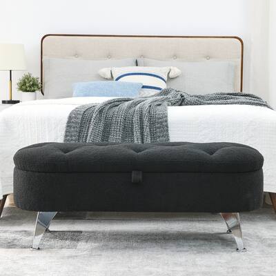 Length 45.5 inches Storage Ottoman Bench