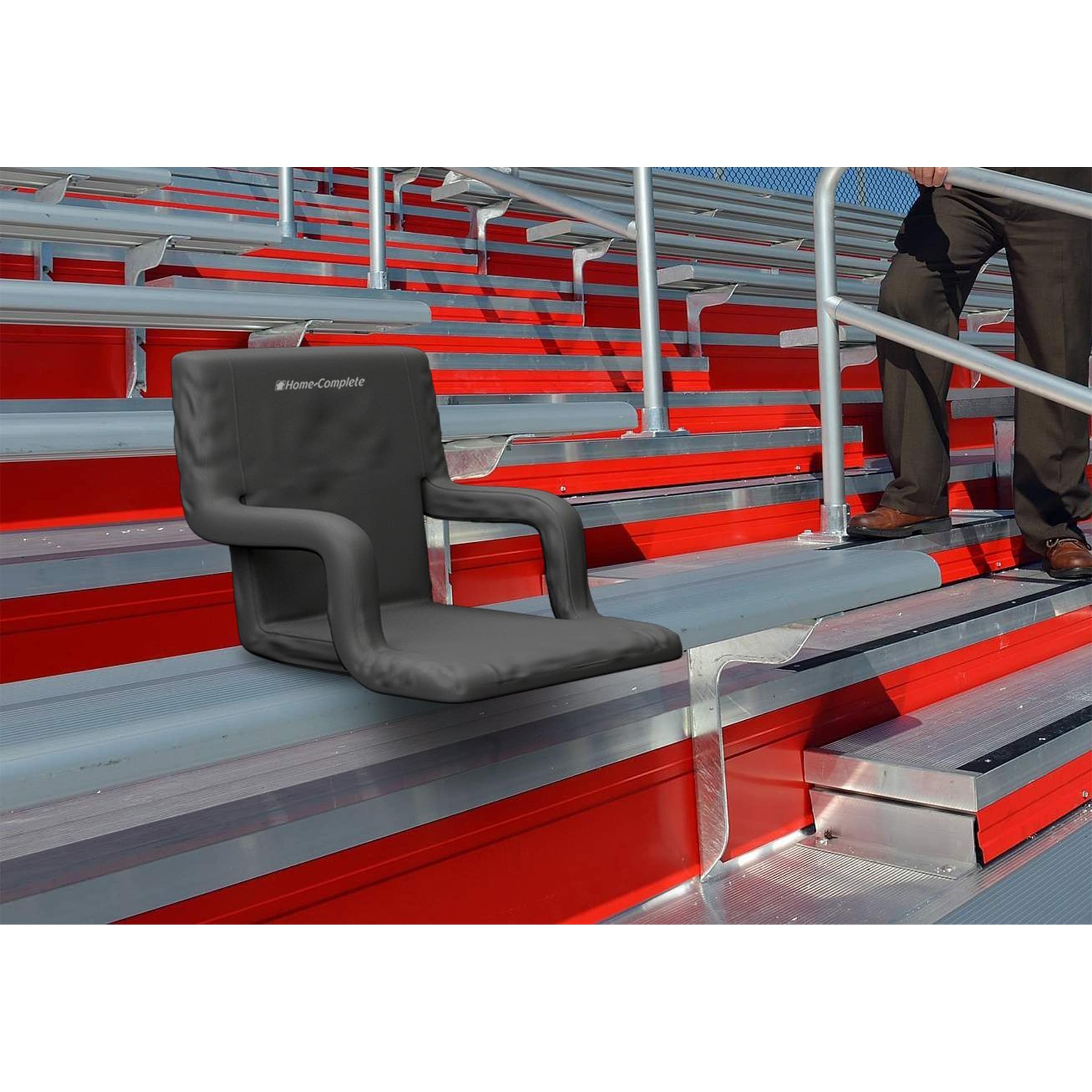 Stadium Seat Chair 2 Pack Bleacher Cushions with Padded Back Support By  Home Complete - 15.5 x 15.5 x 15.5 - On Sale - Bed Bath & Beyond -  36510031