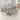 Set of 6 MDF and Metal 52" Dining Set, Industrial Style Table with 4 Chairs and Bench, for Kitchen, Breakfast Nook, Living Room