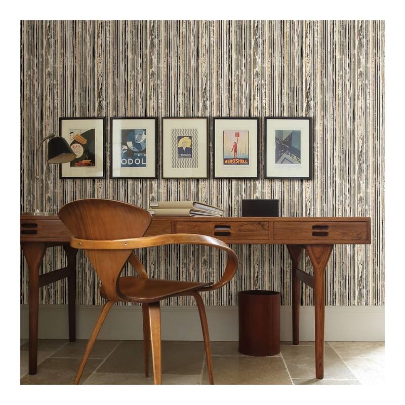 Advantage Taylor Beige Stripe Wallpaper - 21 x 396 x 0.025