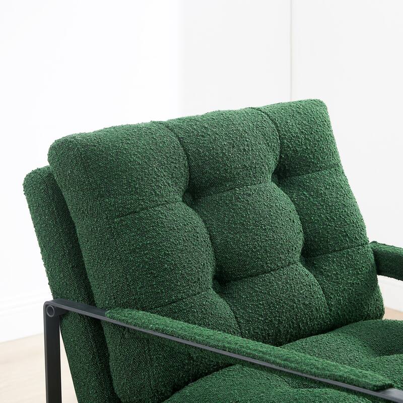 Art Leon Mid-Century Modern Tufted Accent Chair