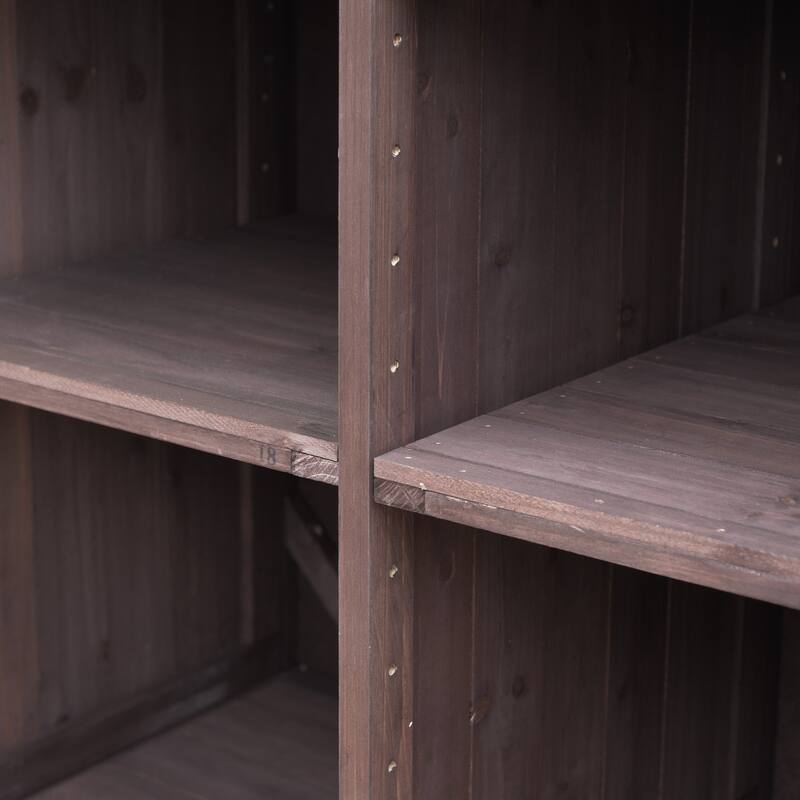 Kitchen Island with Foldable Grill Table, Grill Cart with Trash Can Storage, Stainless Steel Top Pizza Oven Table for Outdoor