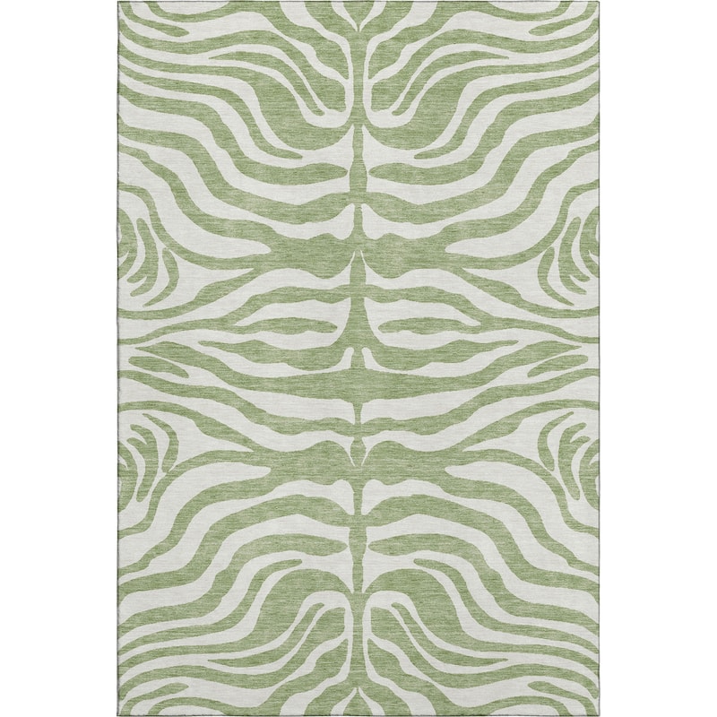Premium Washable Super Soft Zebra Print Mayfield Rug