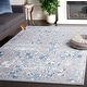 preview thumbnail 1 of 4, Martha Stewart by SAFAVIEH Bertrande Modern Rug - Grey/Blue - 5' 3" x 7' 7"