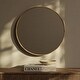 preview thumbnail 46 of 80, Classic Wooden Frame Farmhouse Round Wall Mirror
