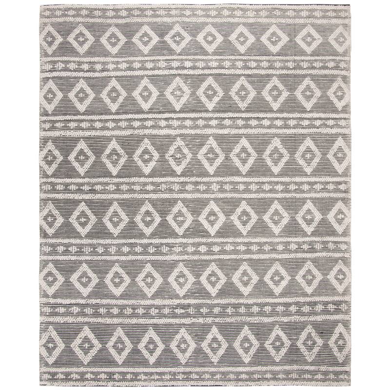 SAFAVIEH Handmade Natura Liebgunde Wool Rug - 8' x 10' - Silver