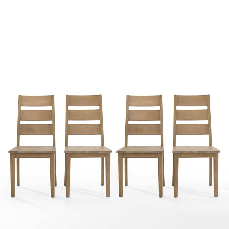 Crosley Joanna 4-Piece Ladder Back Dining Chair Set- 4 Chairs