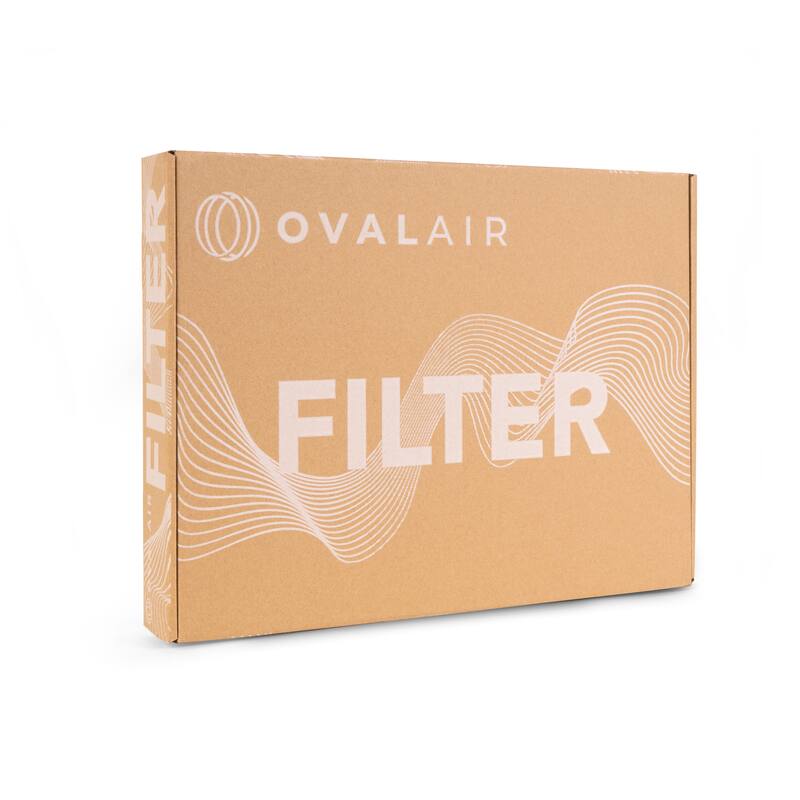OVAL AIR H13 True HEPA 2-in1 Replacement Charcoal Combined Filter with Pre-filter