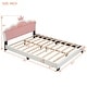 preview thumbnail 15 of 31, Upholstered Princess Bed with Crown Headboard
