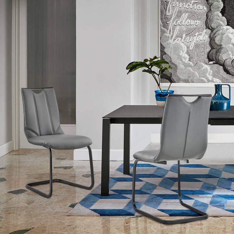 Pacific Gray Upholstered Dining Side Chairs - Set of 2