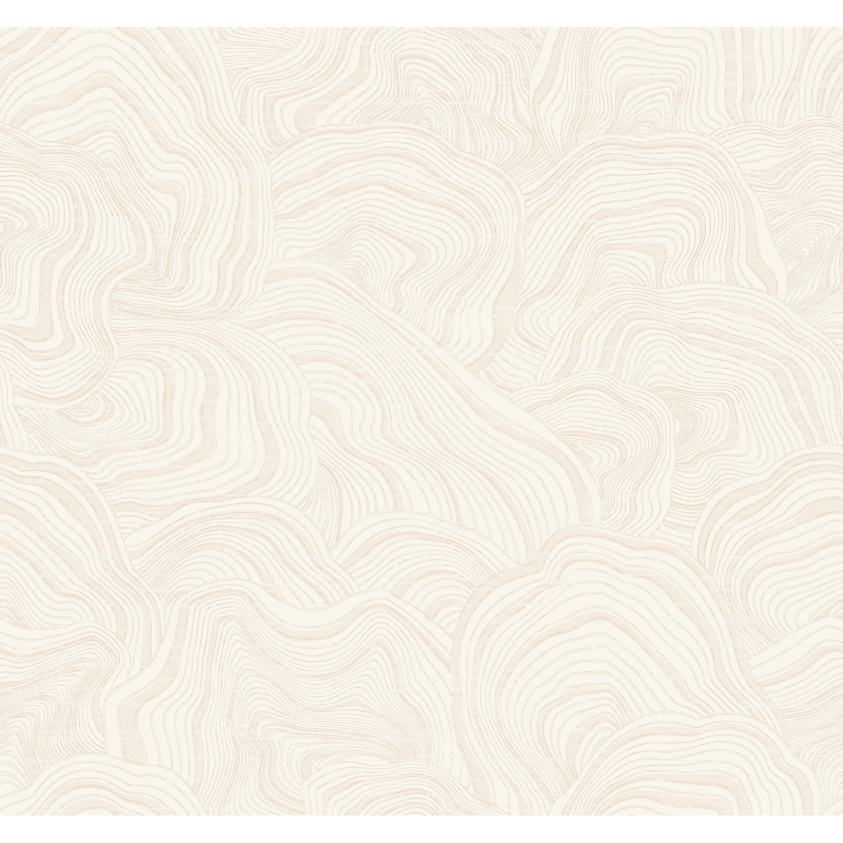 Ronald Redding Geodes White Wallpaper