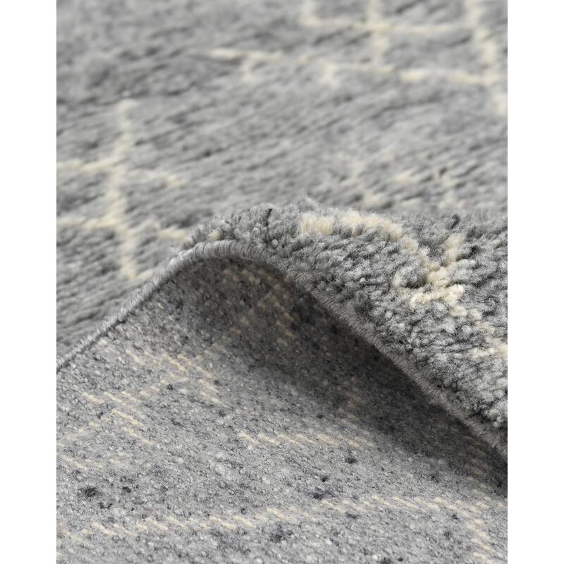 Oliver Bohemian Handmade Area Rug, Ivory
