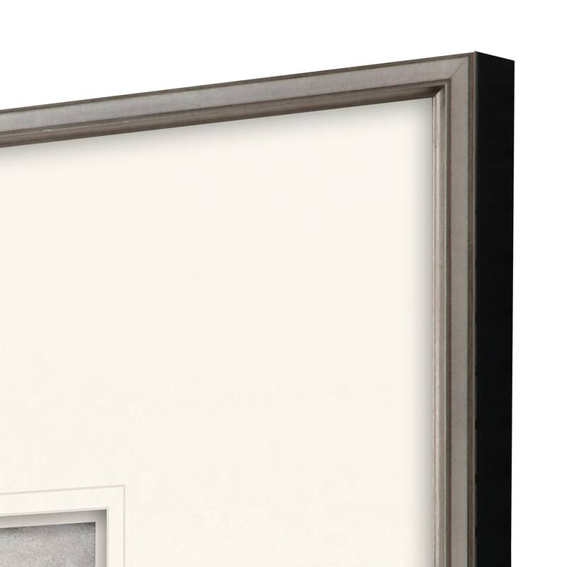 Fish Intaglio Framed Art Mixed Media Shadow Box Under Glass - White