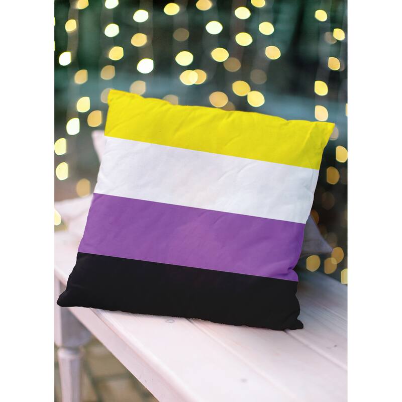 Pride Flag Outdoor Throw Pillow