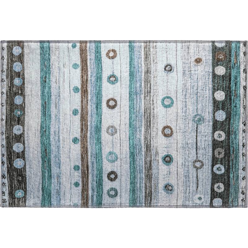 Premium Washable Super Soft Global Stripes Mayfield Rug