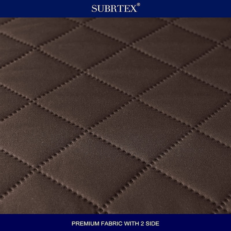 Subrtex Armchair Reversible Couch Cover Quilted Slipcover Furniture Protector