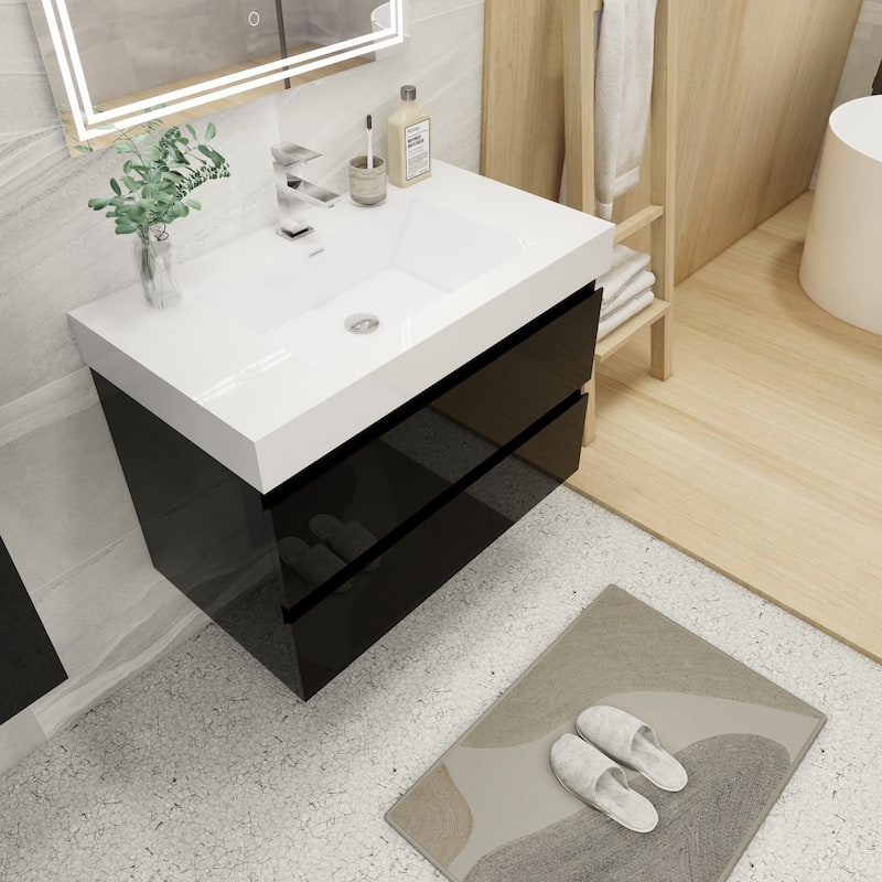 Baillie 36'' Wall-Mounted Vanity with Reinforced Acrylic Sink