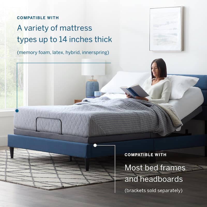 Lucid Deluxe Adjustable Bed Base