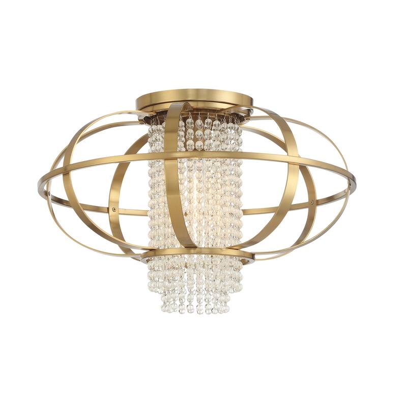 Savoy House 6-5218-1 Idlewild 20" Wide LED Flush Mount Ceiling Fixture