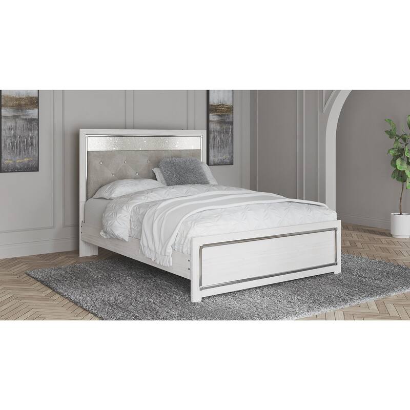 Signature Design by Ashley Altyra White Panel Bed - Queen