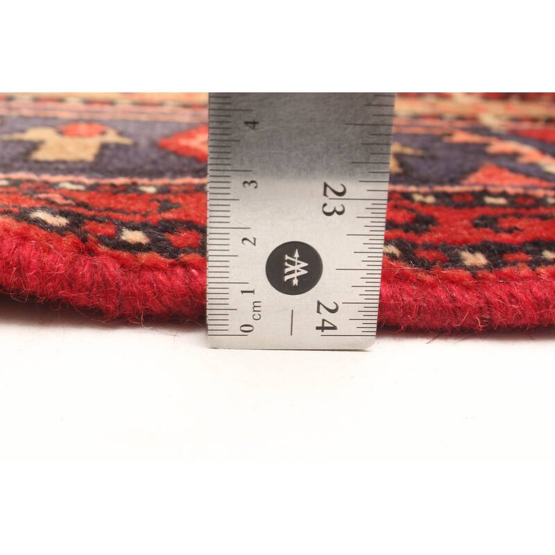 ECARPETGALLERY Hand-knotted Andelz Red Wool Rug - 4'2 x 6'9