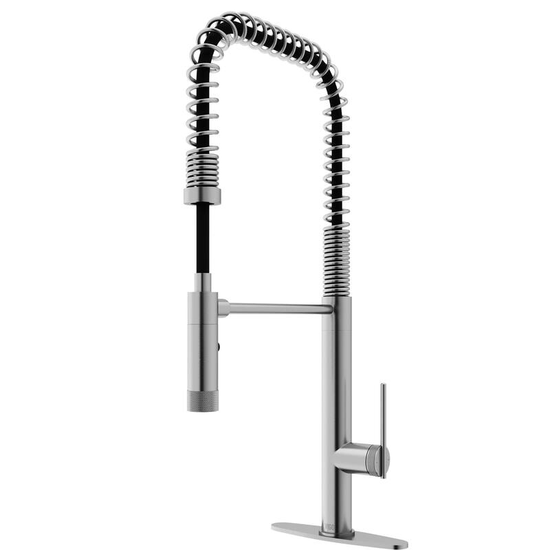 VIGO Sterling 23" H Single Handle Pull-Down Sprayer Kitchen Faucet
