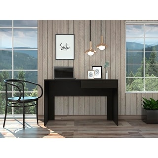 Modern Simple Computer Desk with 1 Drawer - Bed Bath & Beyond - 37357899