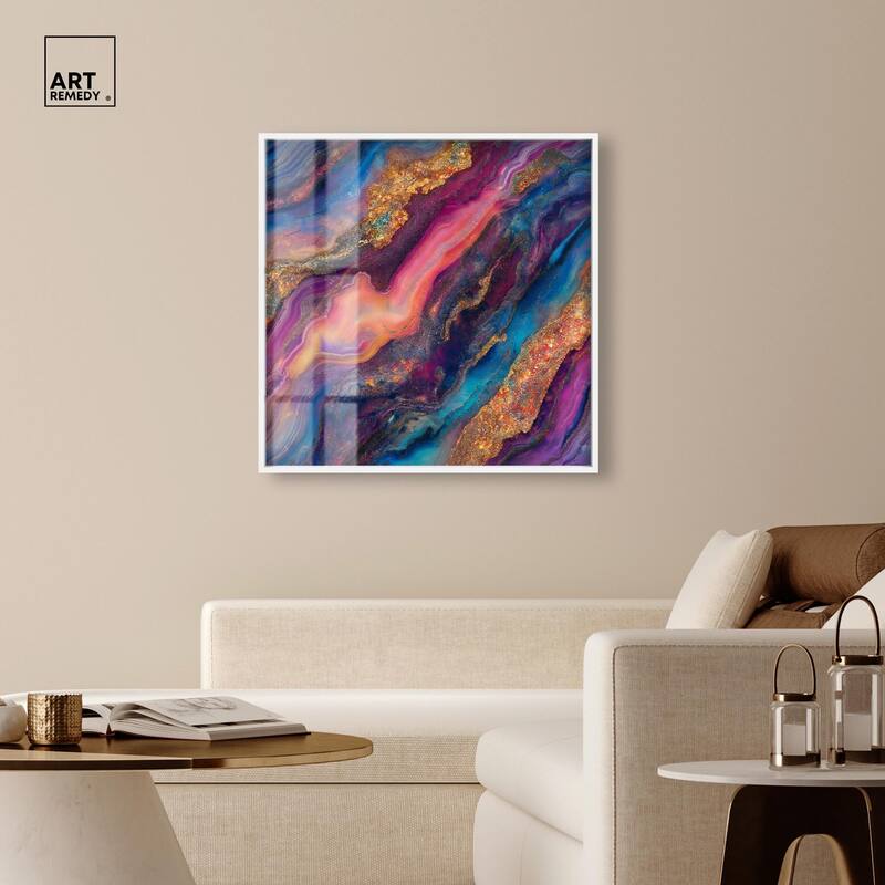 Glittering Spectrum III Shadowbox by Art Remedy