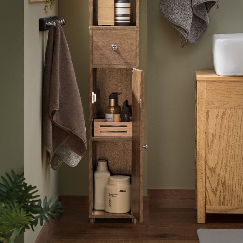 SoBuy BZR34-W, Bathroom Tall Cabinet Cupboard Storage Cabinet