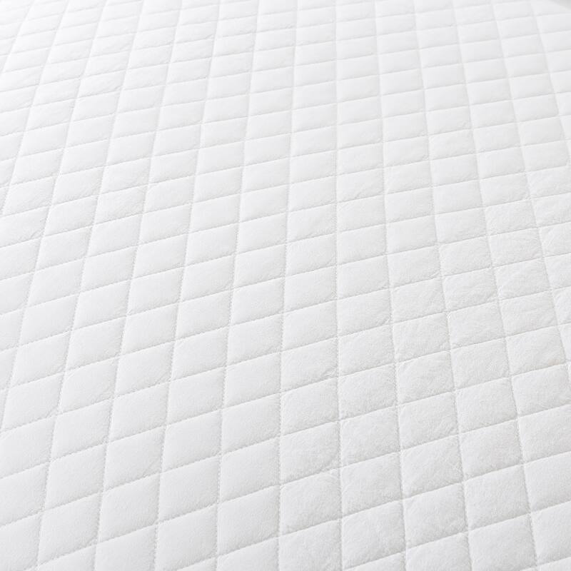3 Piece Ruffle Quilt Set - White - King