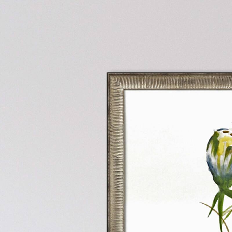 Late Summer Wildflower I Framed Art Giclee Under Glass - Multi-Color