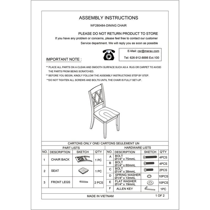 6Piece Wooden Kitchen Table Set, Farmhouse Rustic Dining Table set