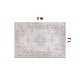 preview thumbnail 73 of 79, World Rug Gallery Vintage Bohemian Machine Washable Non Slip Area Rug