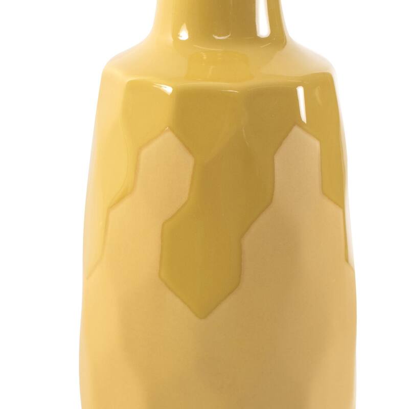 Golden Bee Ceramic Vase
