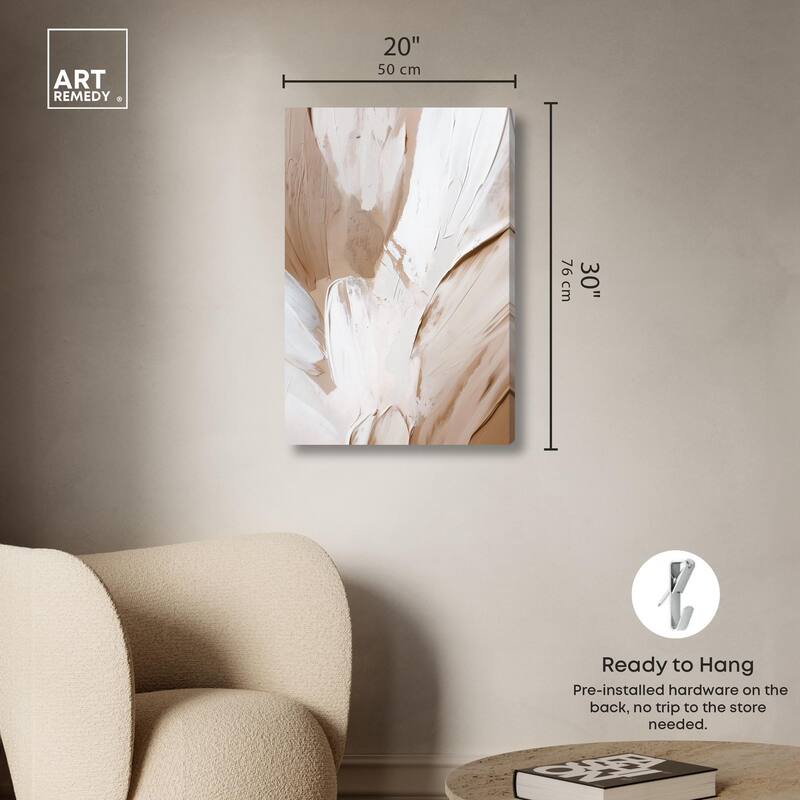 Fawn and Frost Canvas by Art Remedy, Gallery Wrapped