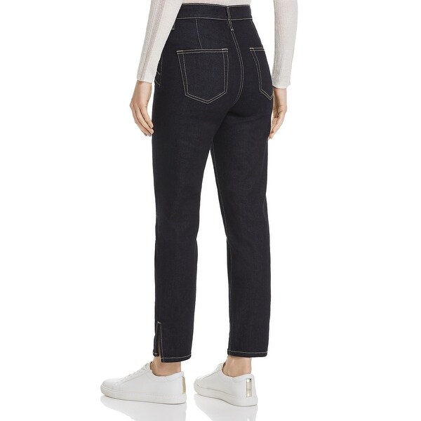 cropped straight leg jeans womens